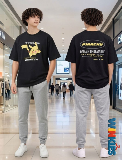 طقم تيشرت مطبوع و بنطلون