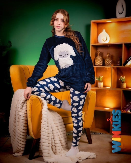 طقم قطيفة بناتي