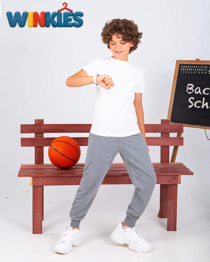Gray cotton pants